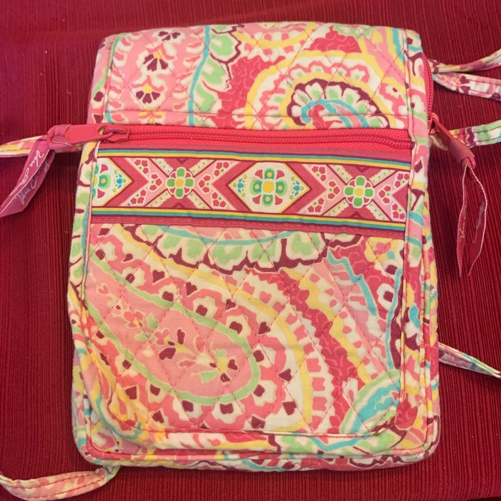 Vera Bradley small crossbody in “Capri Melon”